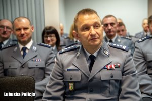 inspektor Krzysztof Sidorowicz na uroczystości