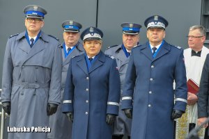 kierownictwo Lubuskiej Policji i Zastępca Komendanta Głównego Policji