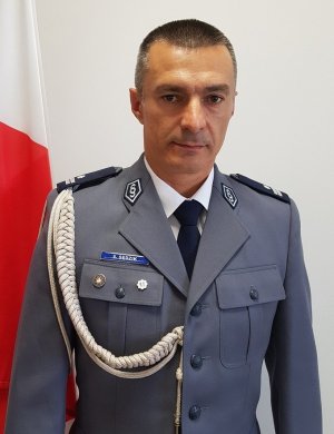 Policjant podinspektor Szymon Sędzik